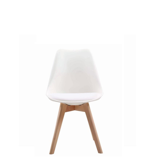 Καρέκλα Άσπρη - Ξύλο Φυσικό 